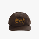 Brown hat, front view