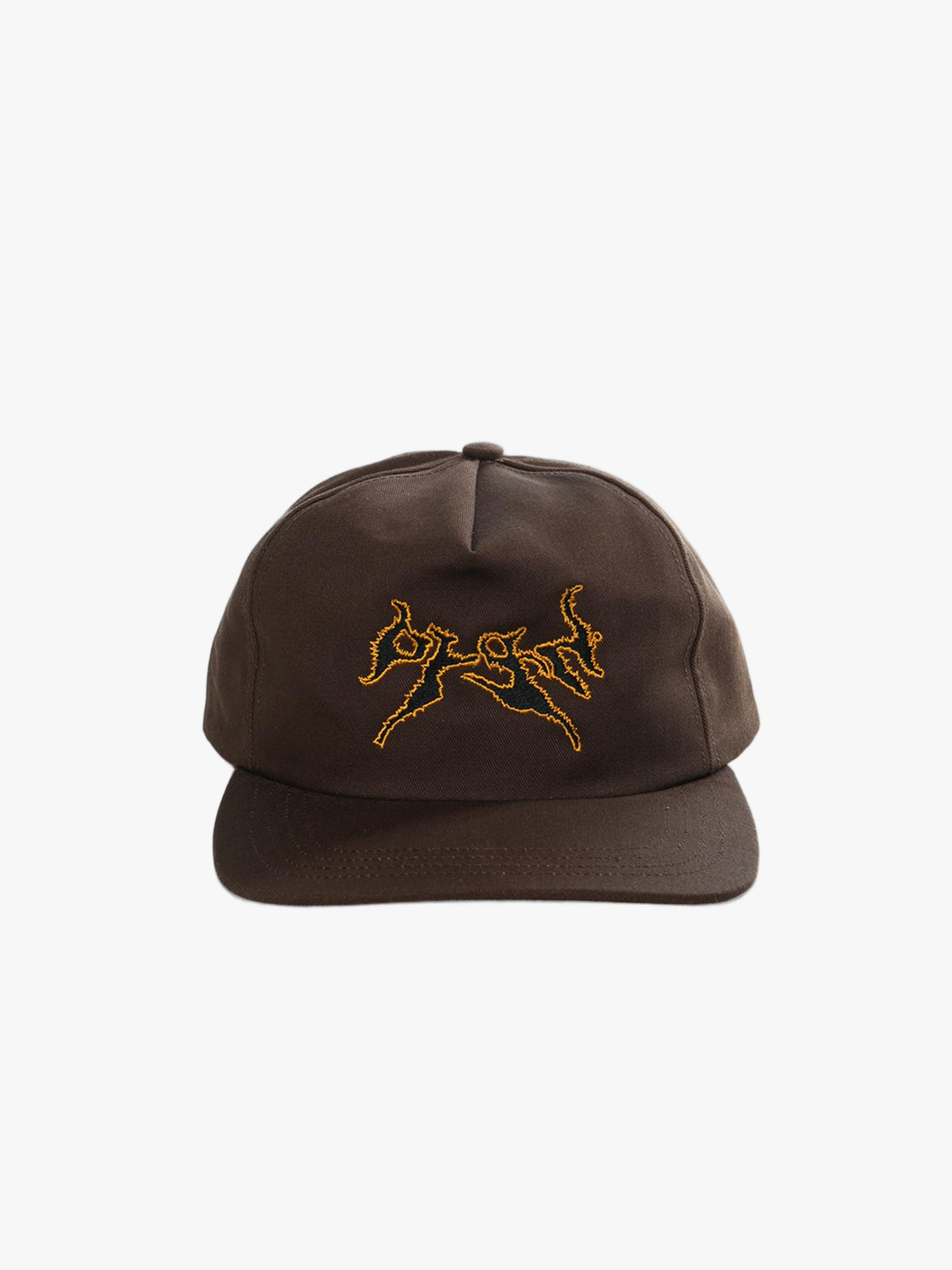 Brown hat, front view