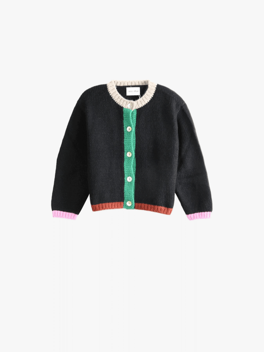 Black knitwear, front view