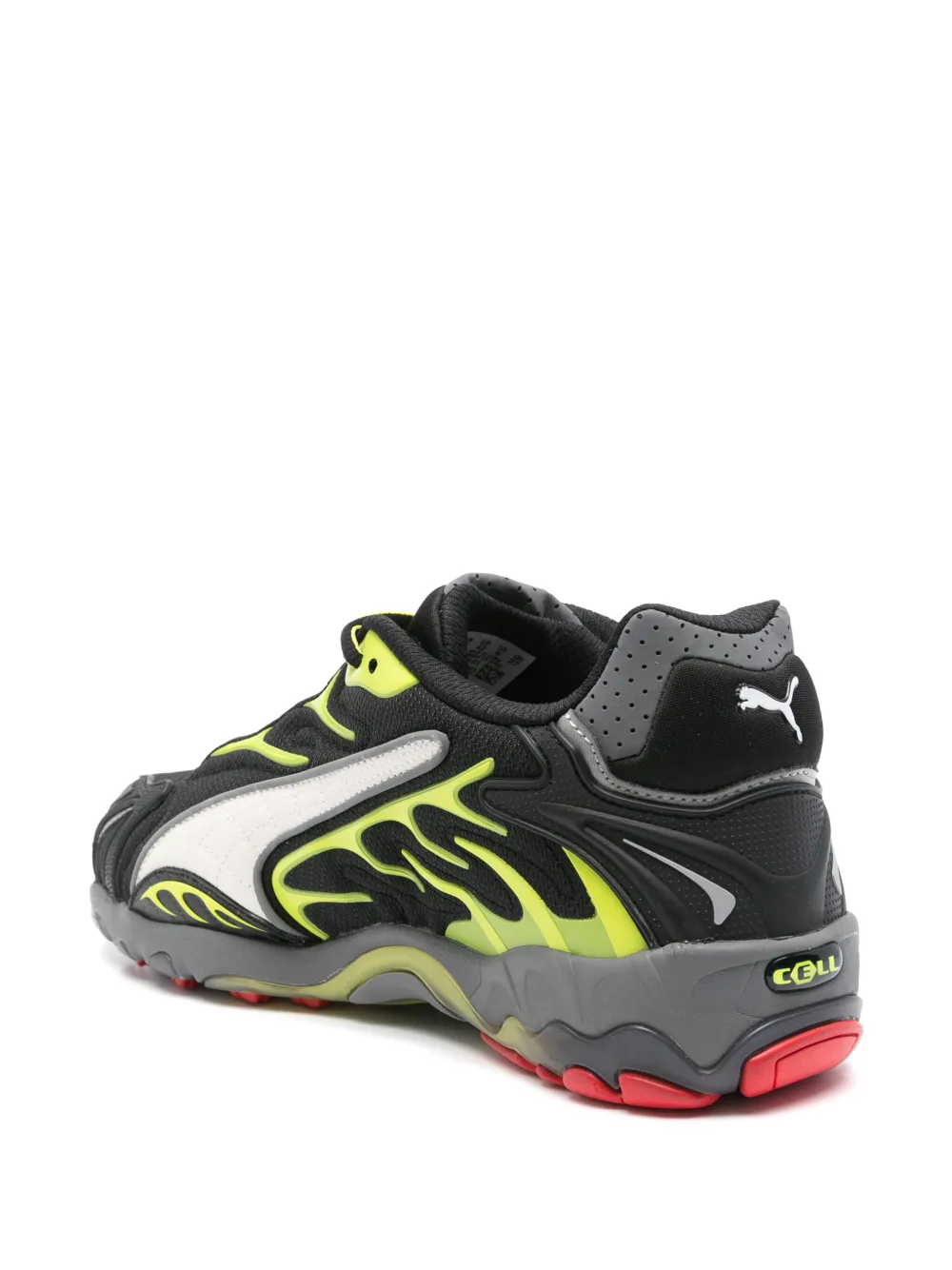 Black sneaker,back view