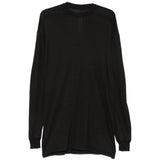 Black t-shirt, front view