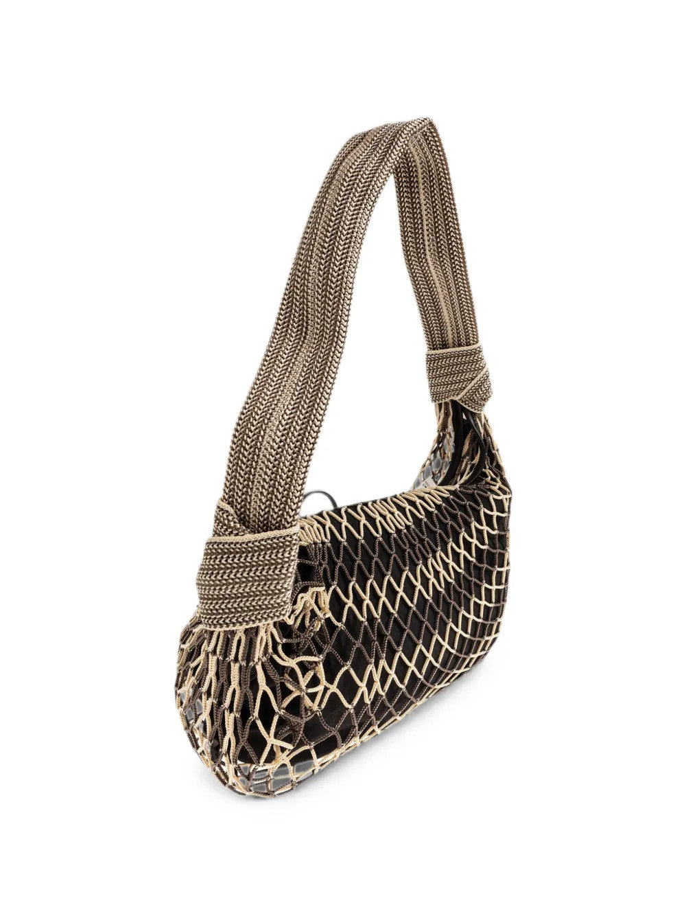Tan bag, front view