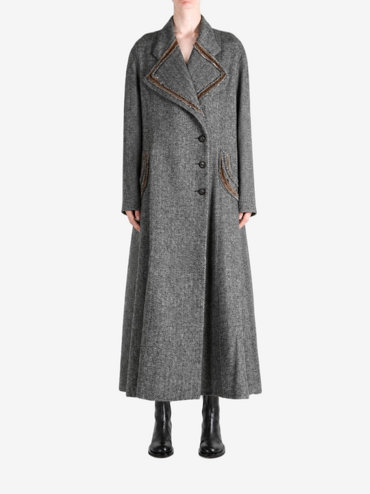 Grey jacket, front view