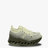 Green sneakers, front view