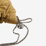 Tan bag, front view