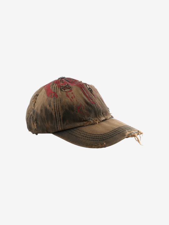 Brown hat, front view