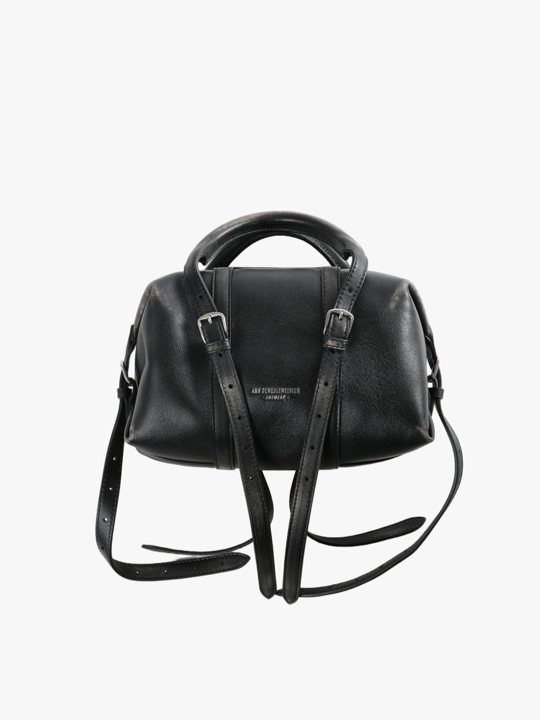 Black bags, front view