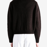 Brown knitwear, front view