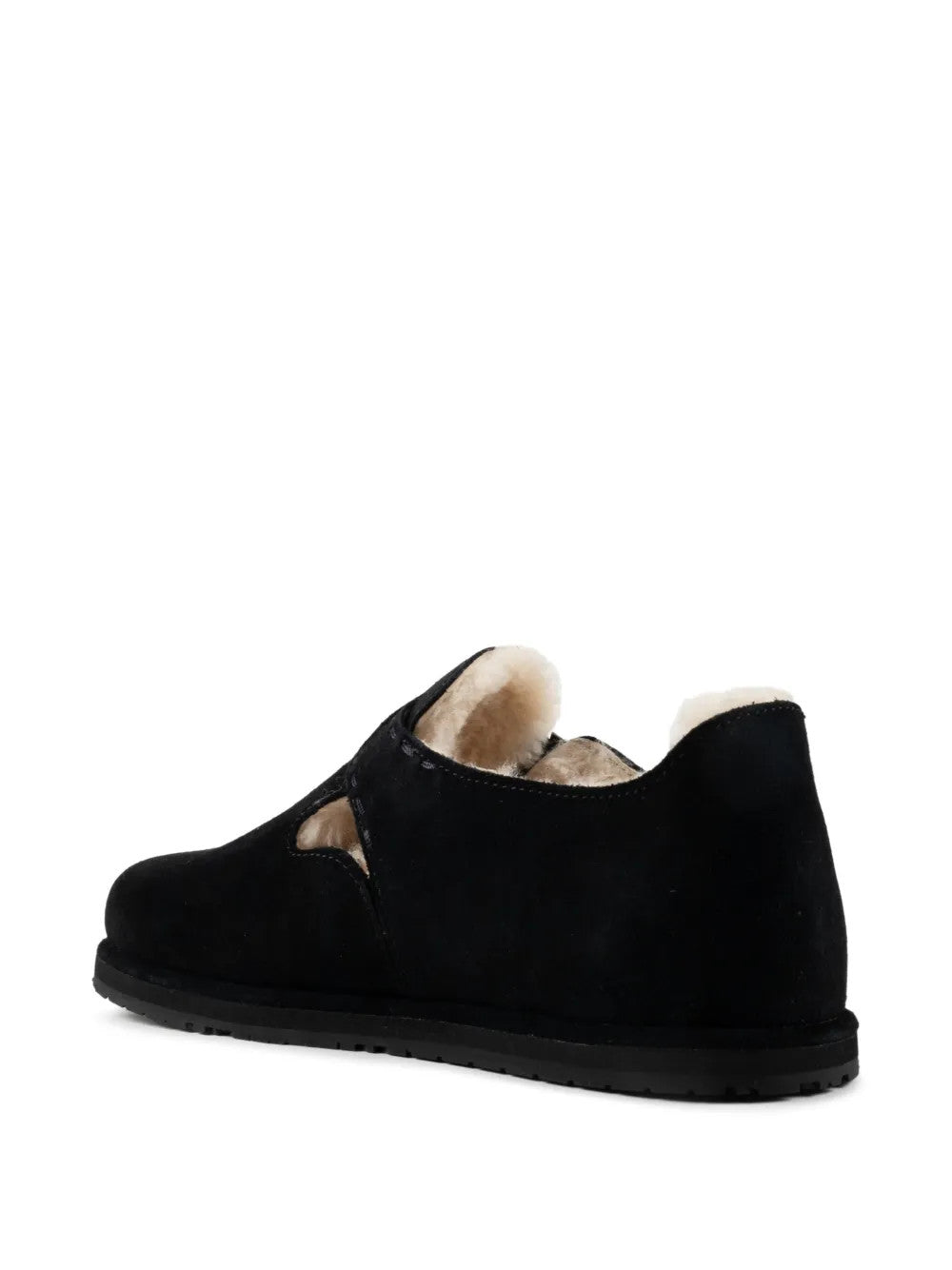 Black shoes, side view