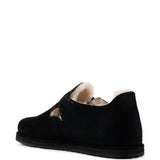 Black shoes, side view