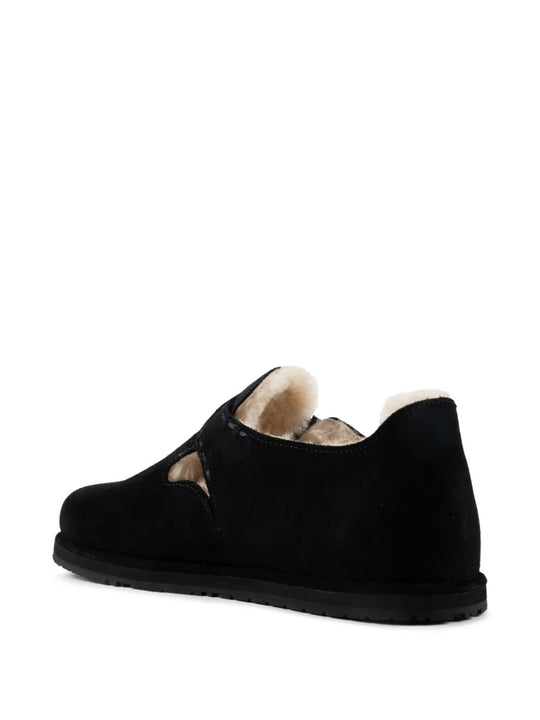 Black shoes, side view