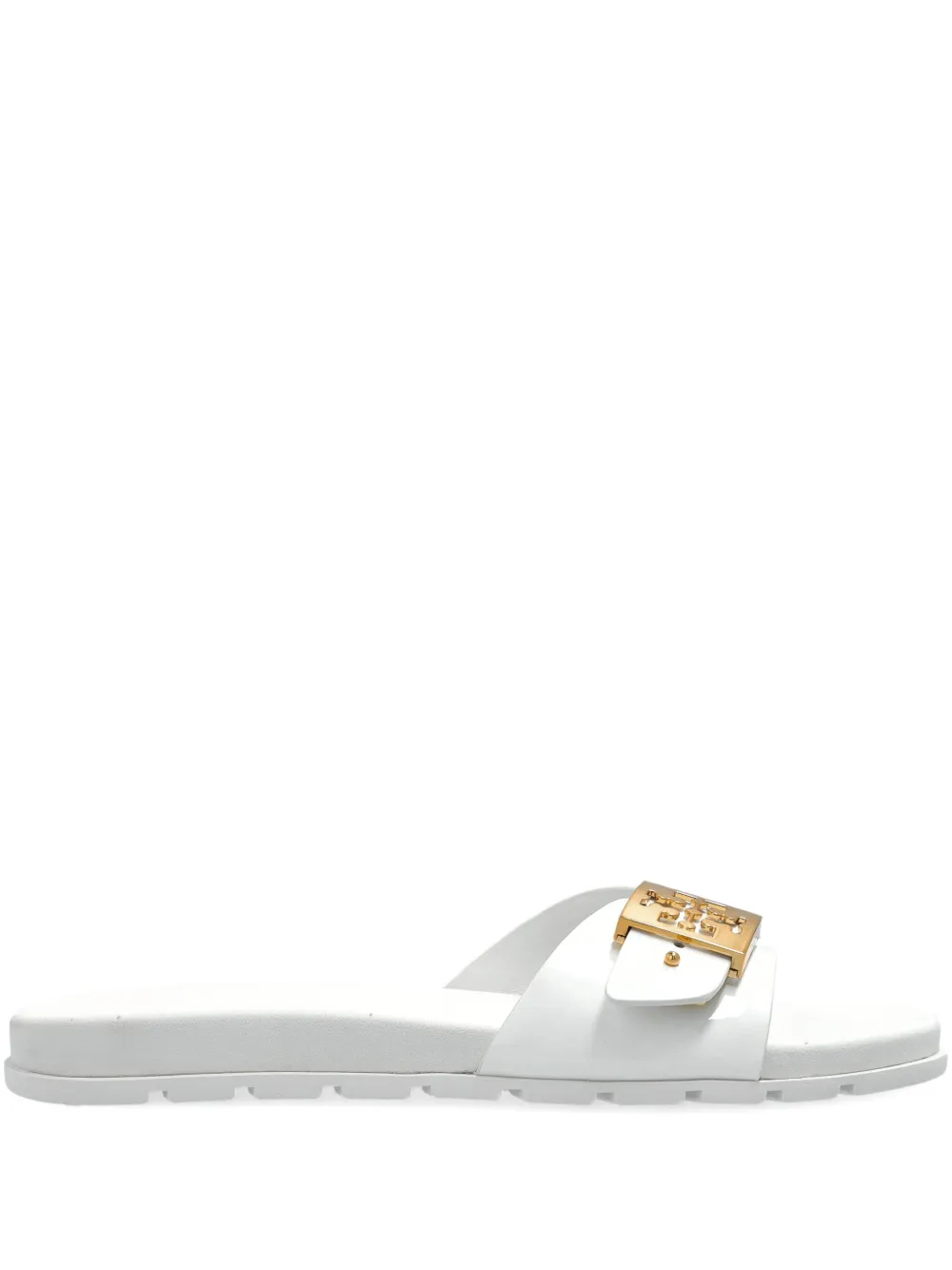 White sandals, side view