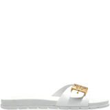 White sandals, side view