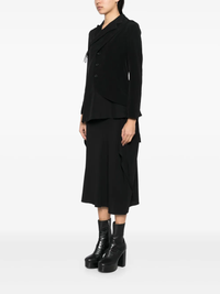 Black coats, full body view