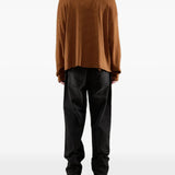 Orange top, full body view