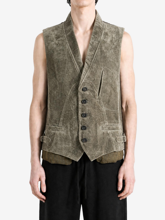 Green jacket, front view