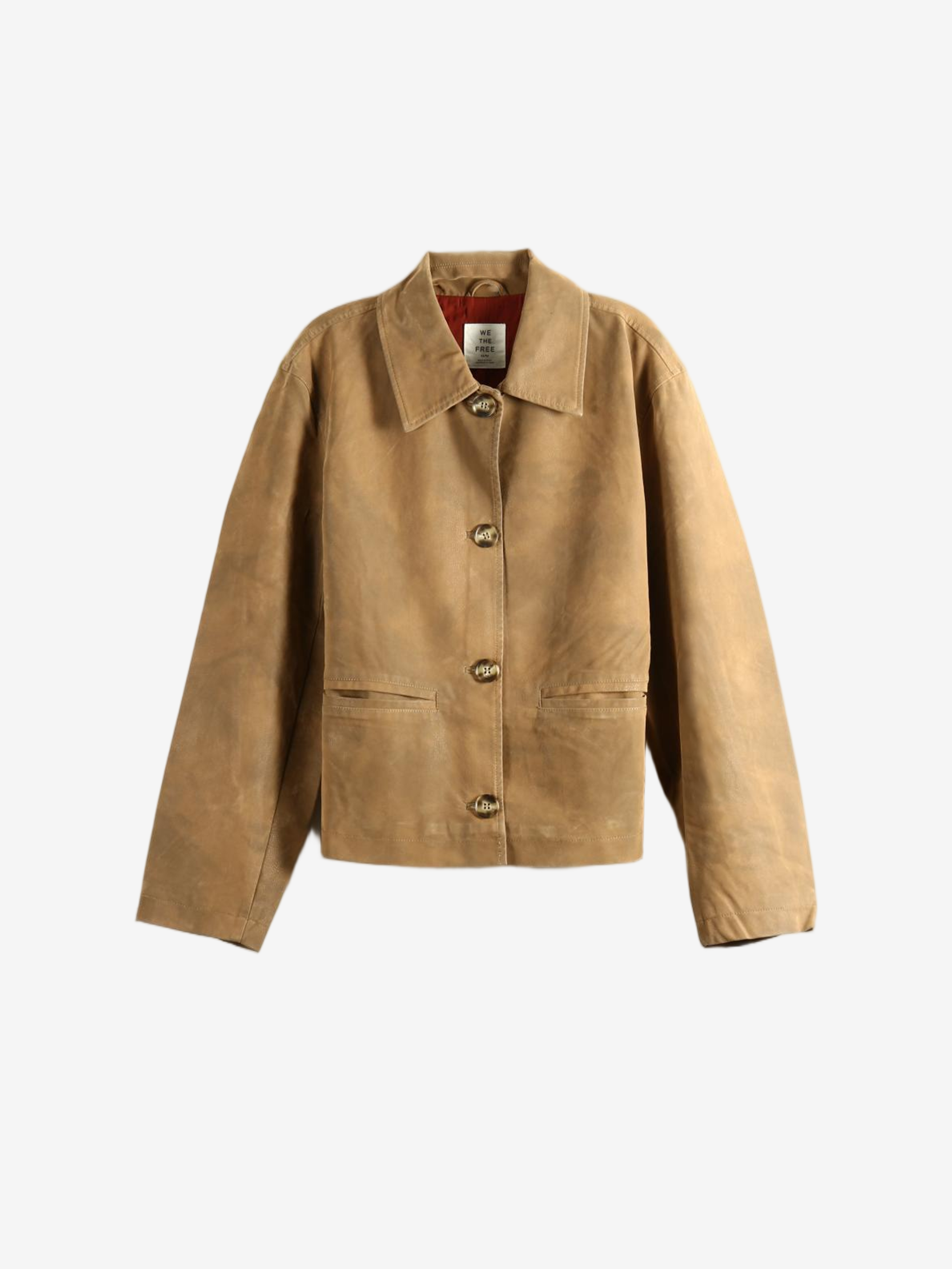 Brown jacket, front view