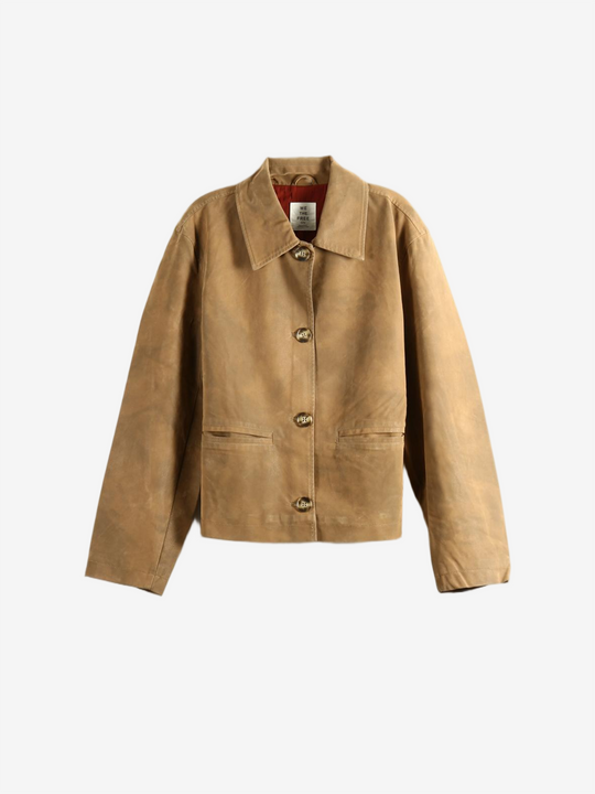 Brown jacket, front view