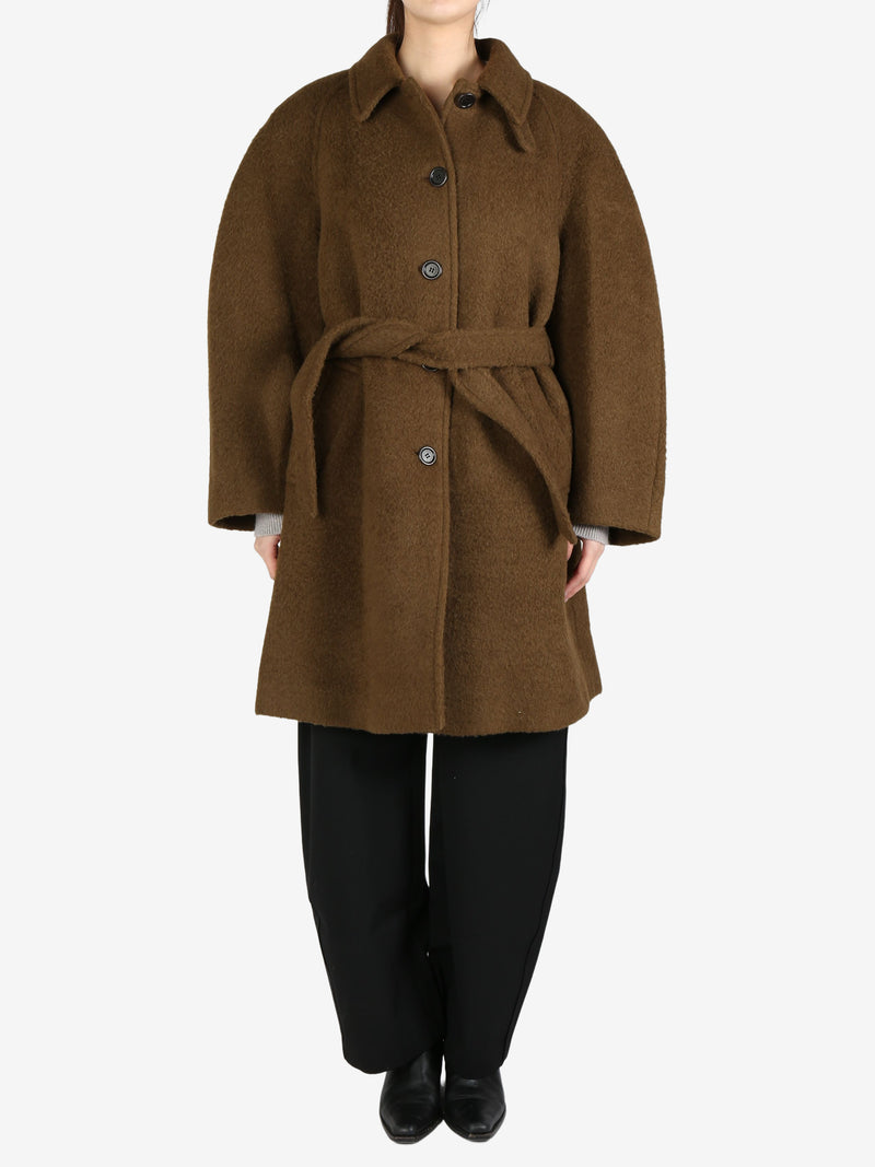 AMOMENTO - Women Alpaca Raglan Coat