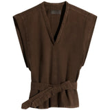 Brown top, front view