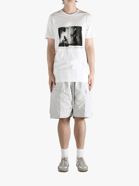 white t-shirts ,full body view