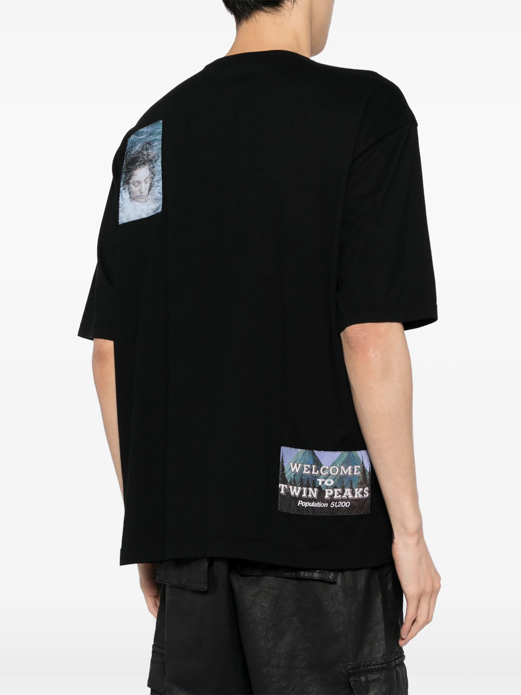 UNDERCOVER - Men Cotton Twin Peaks In Jacquard T-Shirt