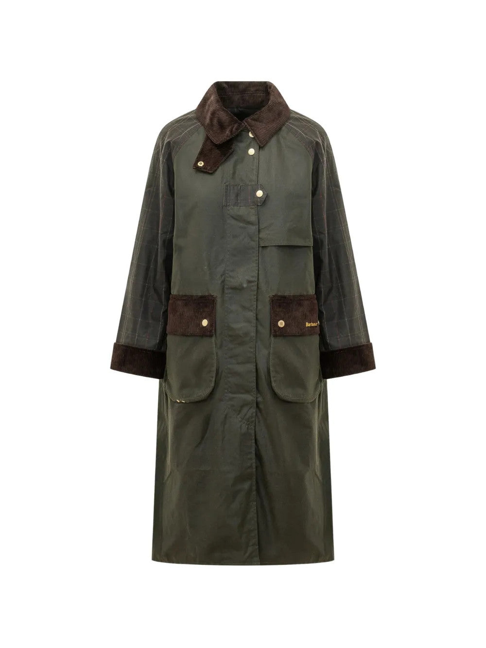 Green jacket, front view