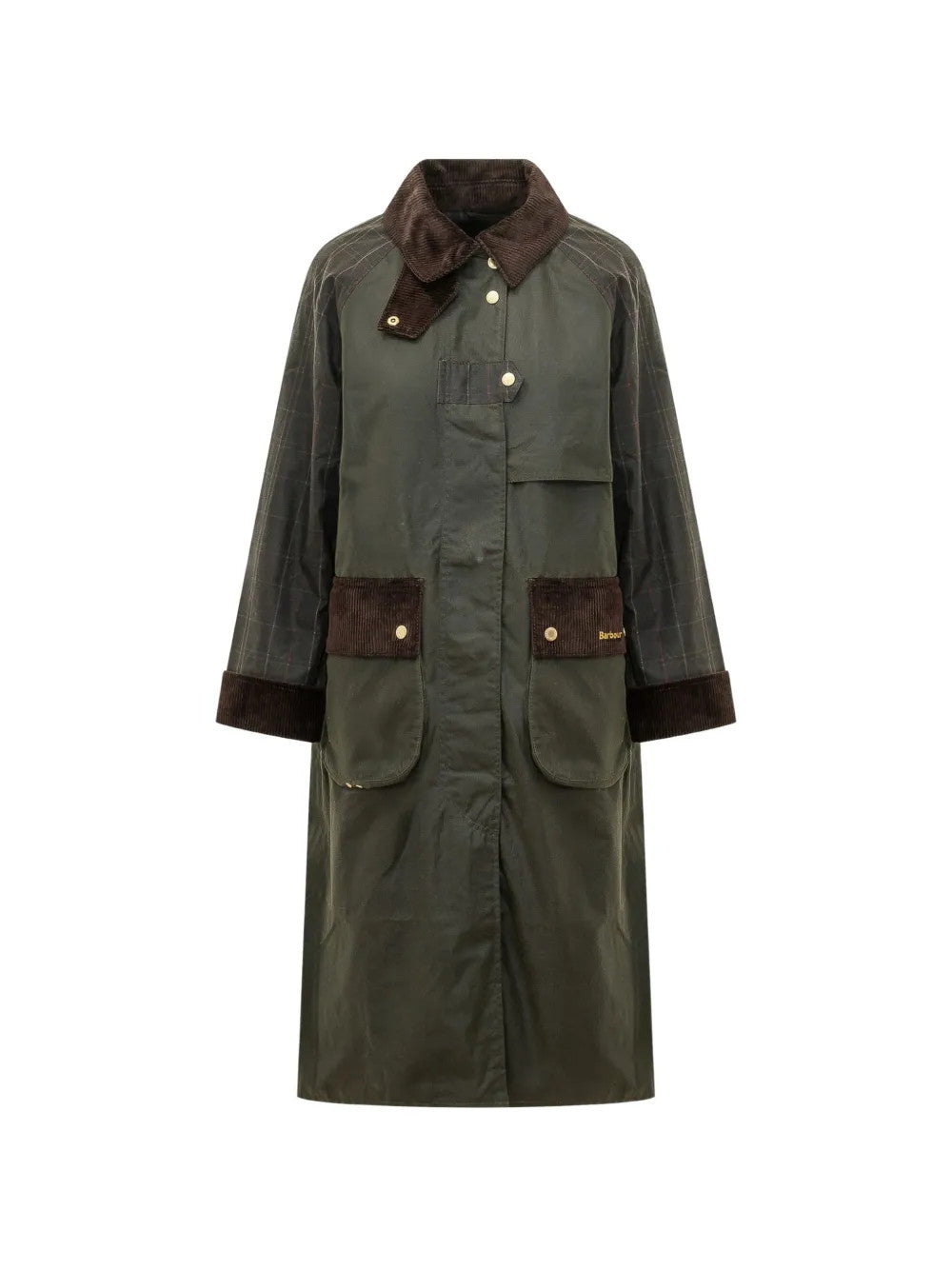 Green jacket, front view