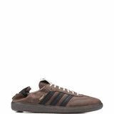 Brown shoes, side view