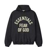 Black hoodie, front view