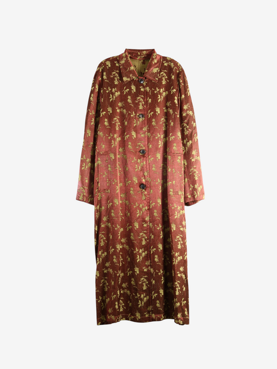 Burgundy jacket, front view