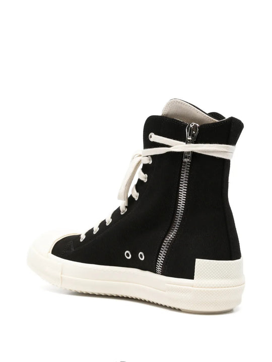 Black shoes, side view