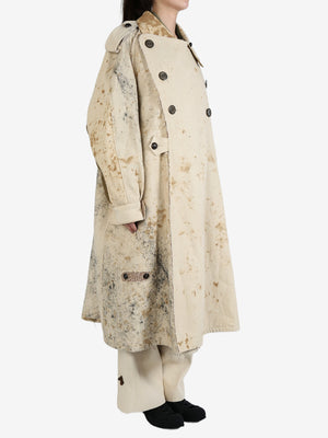 COMMUNS - Unisex Drop Shoulder Trench Coat