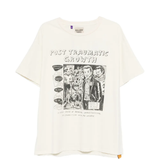 White t-shirts, front view