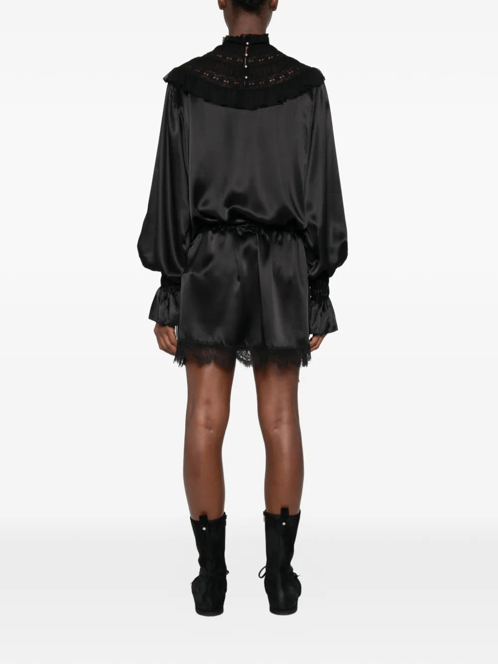 Black dress, full body view