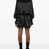 Black dress, full body view