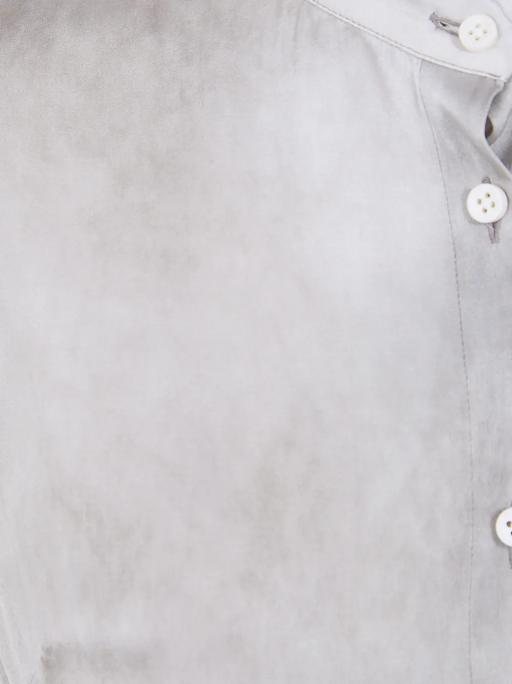 Close up of Grey tops,showing texture of the silk fabric