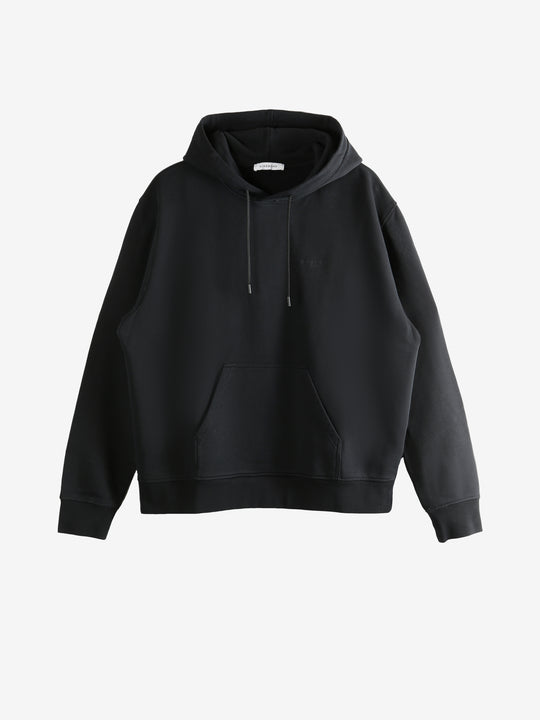 Black hoodie, front view