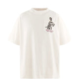 White t-shirt, front view