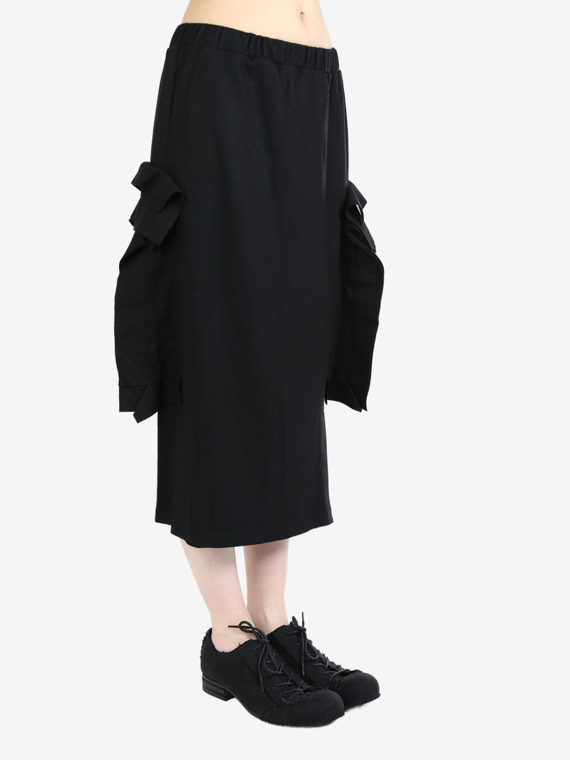 YOHJI YAMAMOTO - Women Box Detail Skirt