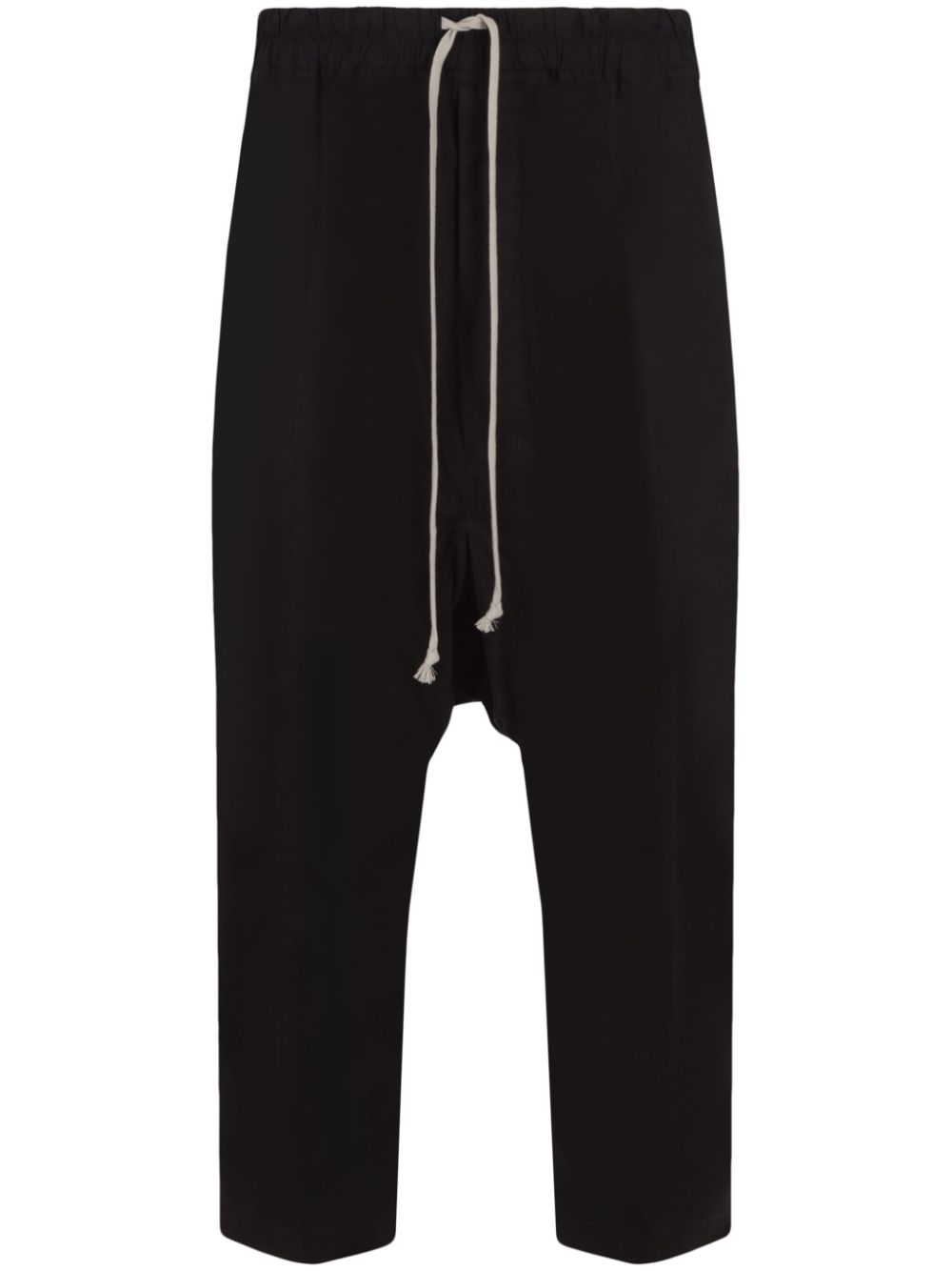 RICK OWENS - Men Drawstring Cropped Pantaloni