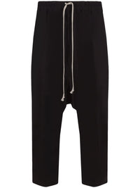 RICK OWENS - Men Drawstring Cropped Pantaloni