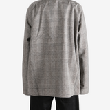 Grey jacket, full body view
