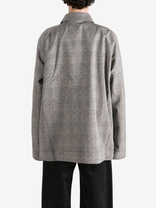 Grey jacket, full body view