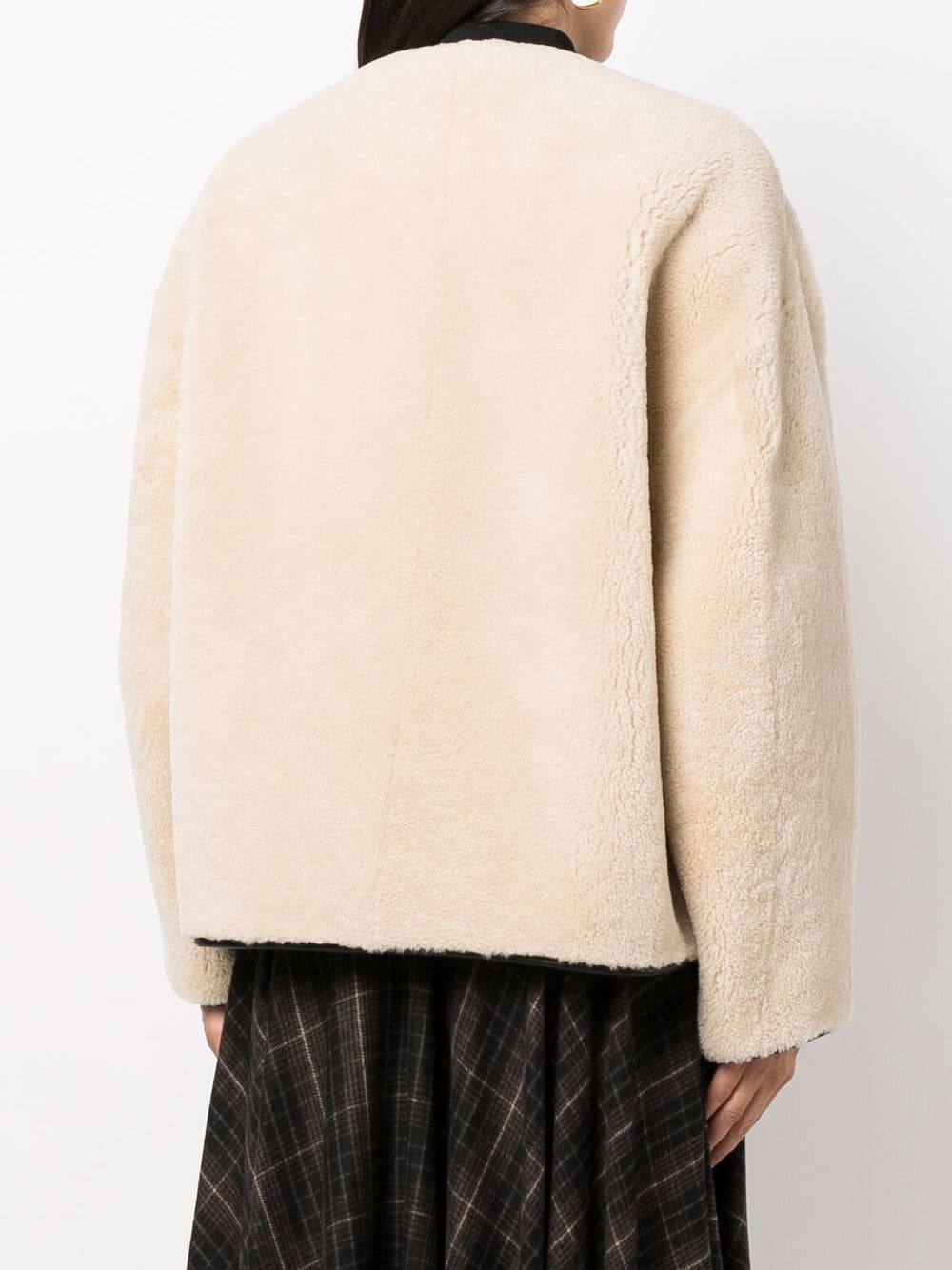 TOTEME - Women Teddy Shearling Clasp Jacket