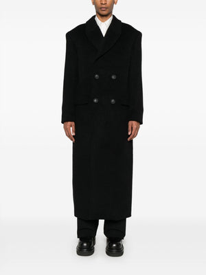 LOUIS GABRIEL NOUCHI - Men Wool Double-Breasted Oversize Coat