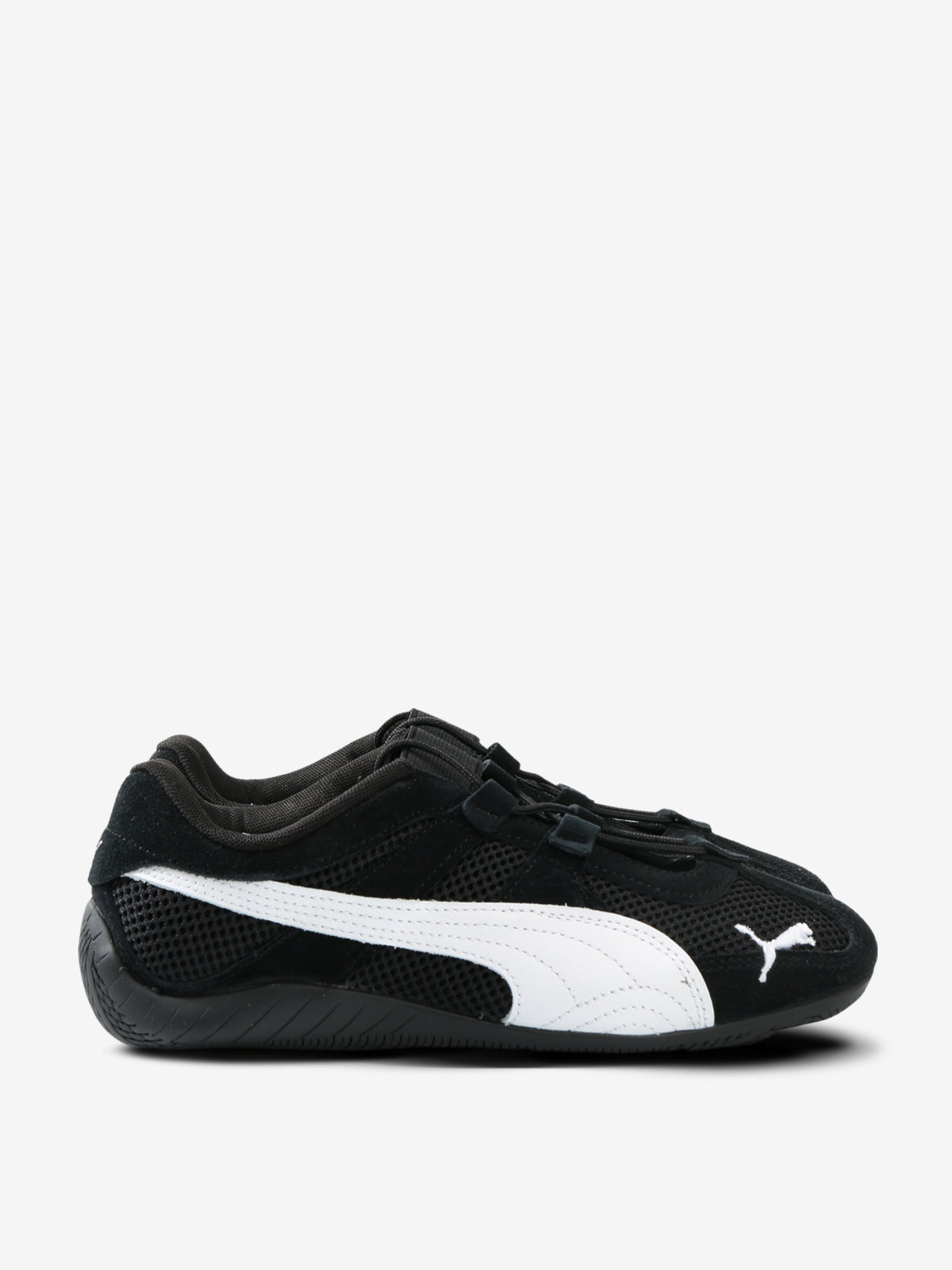 Black sneakers, side view