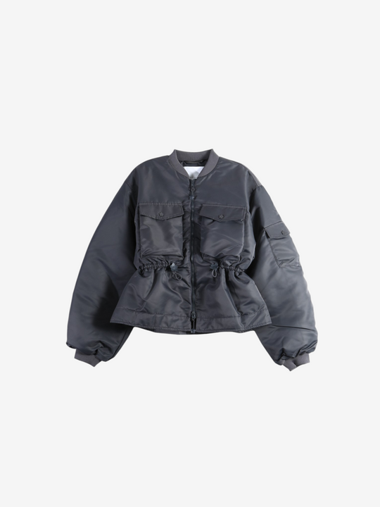 Black jacket, front view