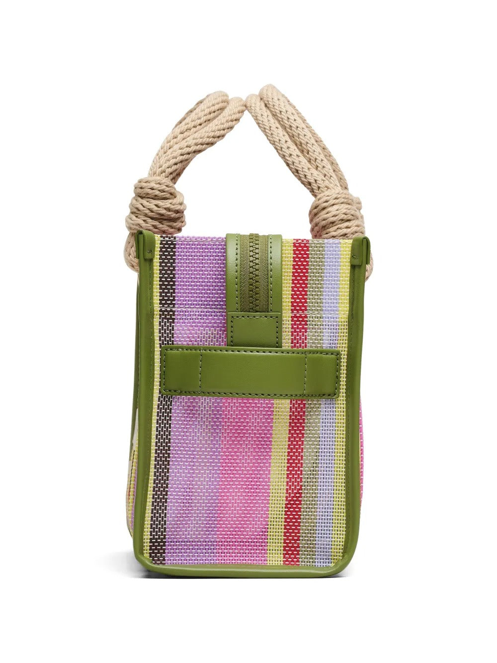 Purple bag, front view