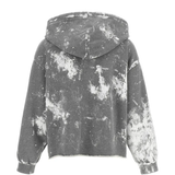 Grey hoodies , back view